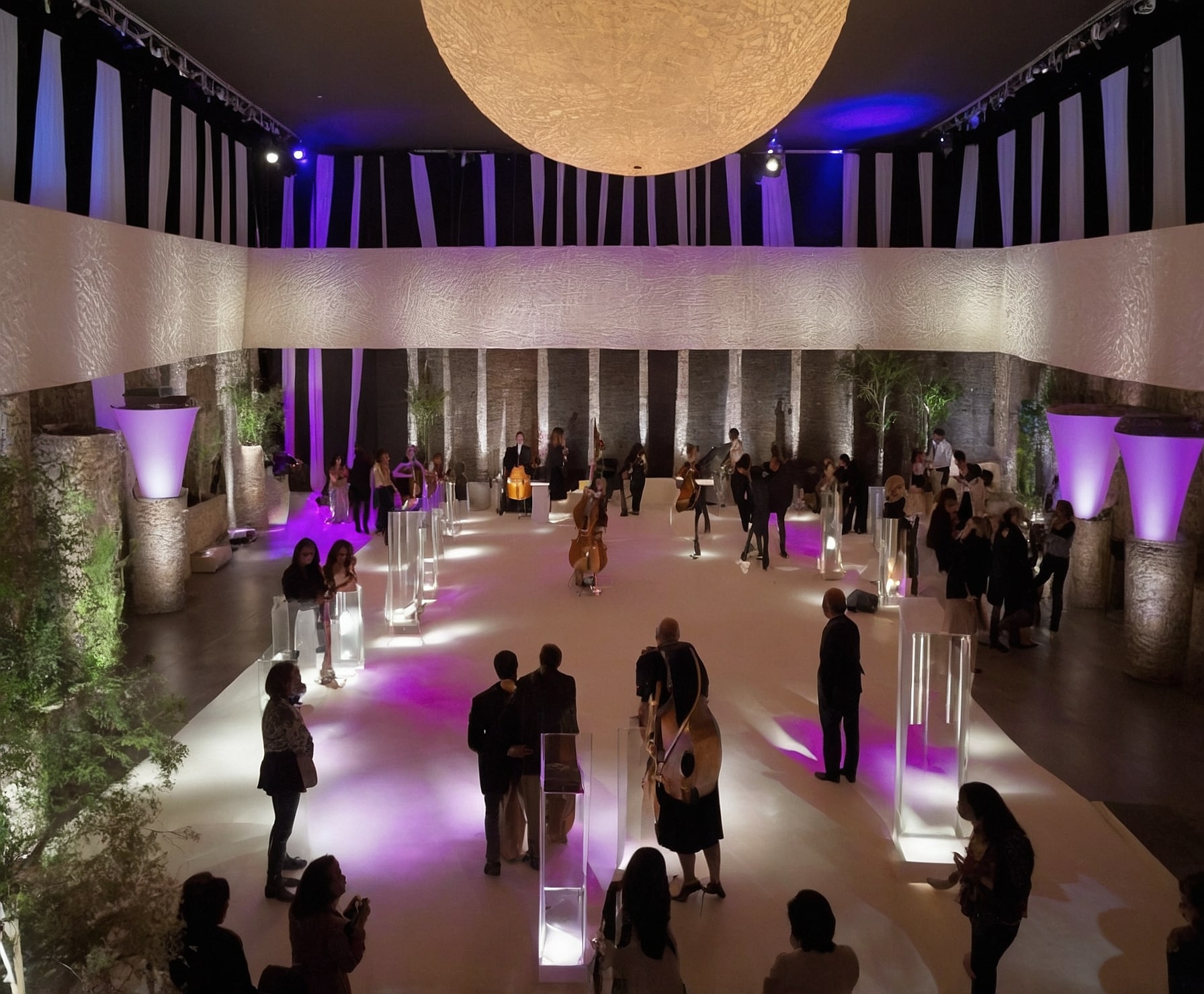 Escena cultural contemporánea vibrante.